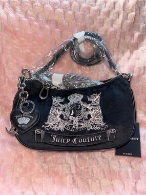 Juicy Couture UK - Twig Dog - Shoulder / Crossbody - Black / Silver - NWT!!